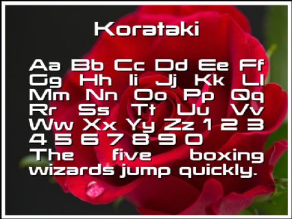 korataki font free download for mac